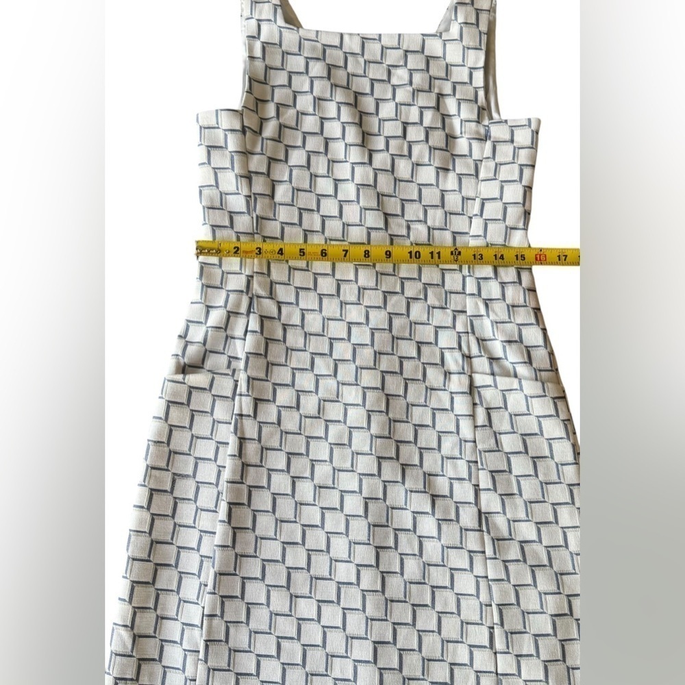 Theory Shift Dress Geometric Jaccard Womens Size 8 NWT - Picture 9 of 15
